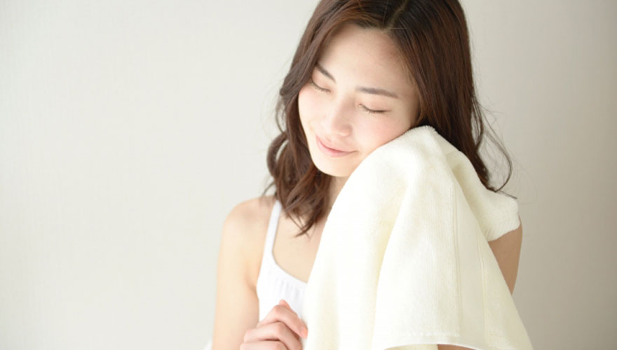 冬の蒸しタオル効果　≪蒸美人フェイスマスク≫